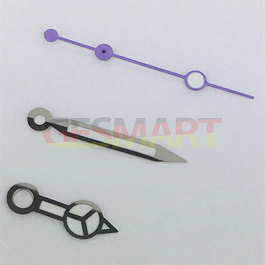Purple Second Hand Green Luminous Watch Hands for ETA2836/2846/2824 Movement