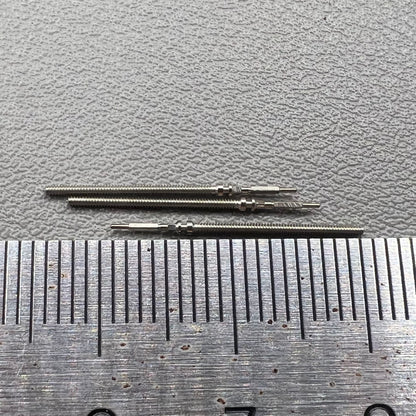 Set of 3 NH05-compatible watch winding stems for precise time adjustment and repair.