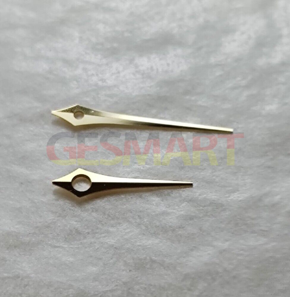 Silver and gold arrow watch hands set for Epson TMI VJ34 movement, precise accessory.