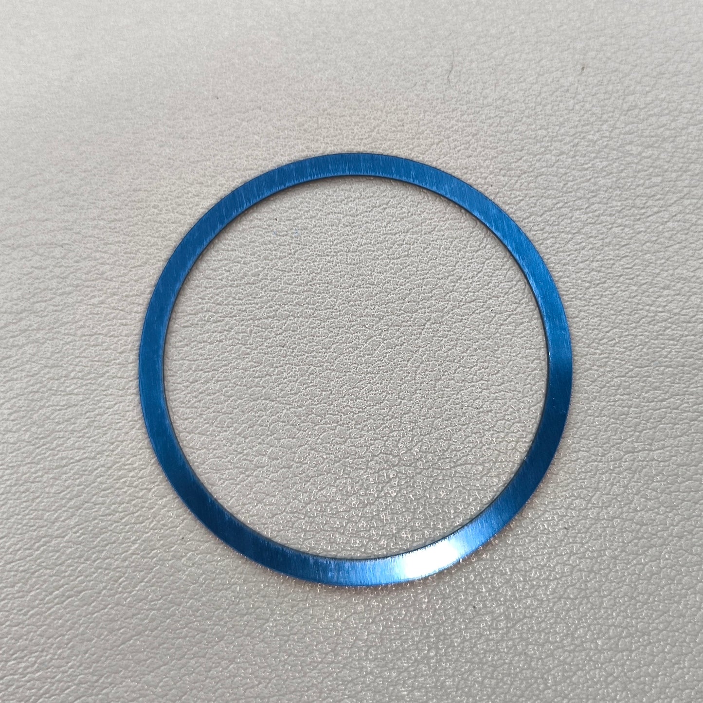 Aluminum Alloy White Font Blue Ring Watch Bezel for Omega Speedmaster