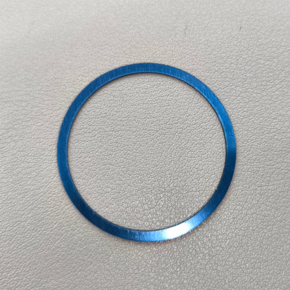 Aluminum Alloy White Font Blue Ring Watch Bezel for Omega Speedmaster