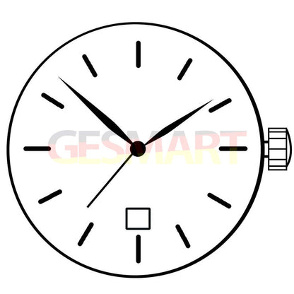 Mouvement de montre à quartz Ronda 775, date à 3/6 