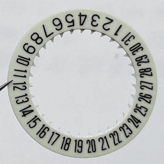 C3 Green Luminous Date Disk Wheel Fit for NH35 NH36A NH34 Date At 6