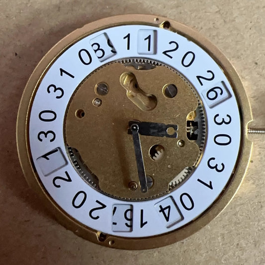 Golden Swiss Made Ronda 5010.B quartz movement for watch repair and precision timekeeping