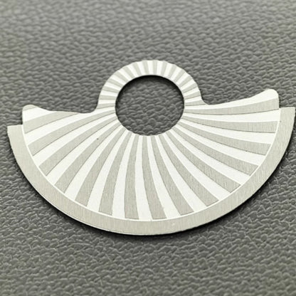 Rotor ondulé oblique argenté, masse oscillante, compatible avec NH35 NH36 7S26 4R35