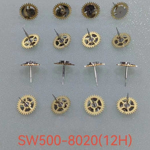 New Second Wheel At 12 O'clock for Swiss ETA SW500 Movement SW500-8020 12H