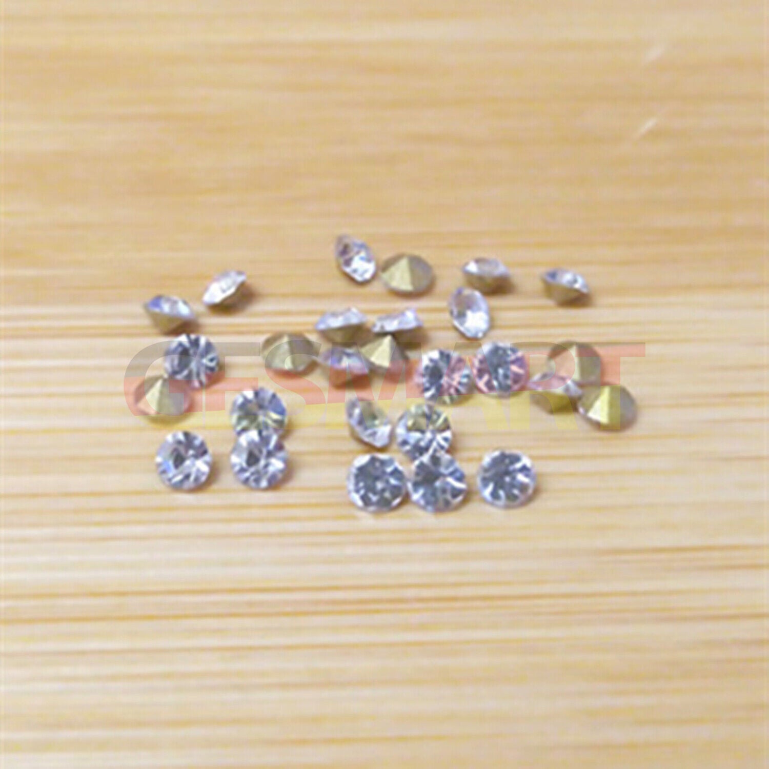 18 sizes pointed bottom imitation diamond for precise watch repair and replacement tools.