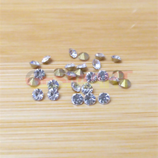 18 sizes pointed bottom imitation diamond for precise watch repair and replacement tools.
