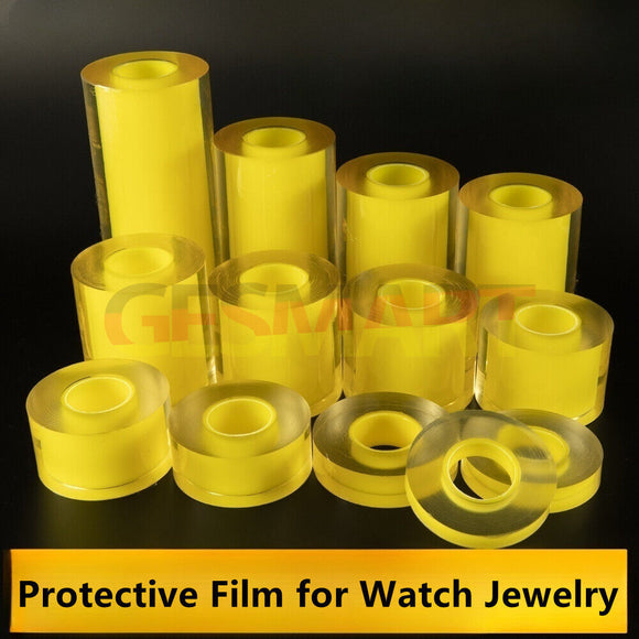 12-160mm Transparent Protective Film for Watch Jewelry Silver Watch Crystal Band