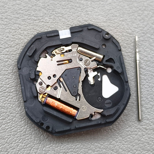 Japan Hattori Epson TMI VX44 VX44E Watch Quartz Movement Dial White