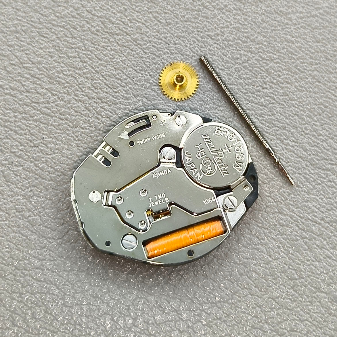 Swiss Ronda 1064 2 Hands Watch Quartz Movement Small Second Hand@6