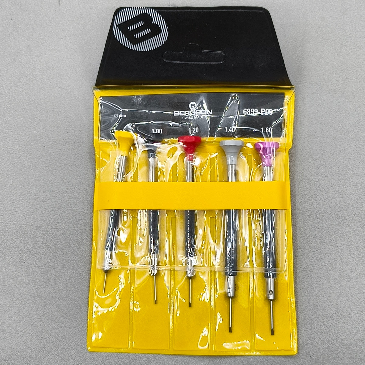 Swiss Bergeon 6899-P05 Set Of 5 Ergonomic Screwdrivers