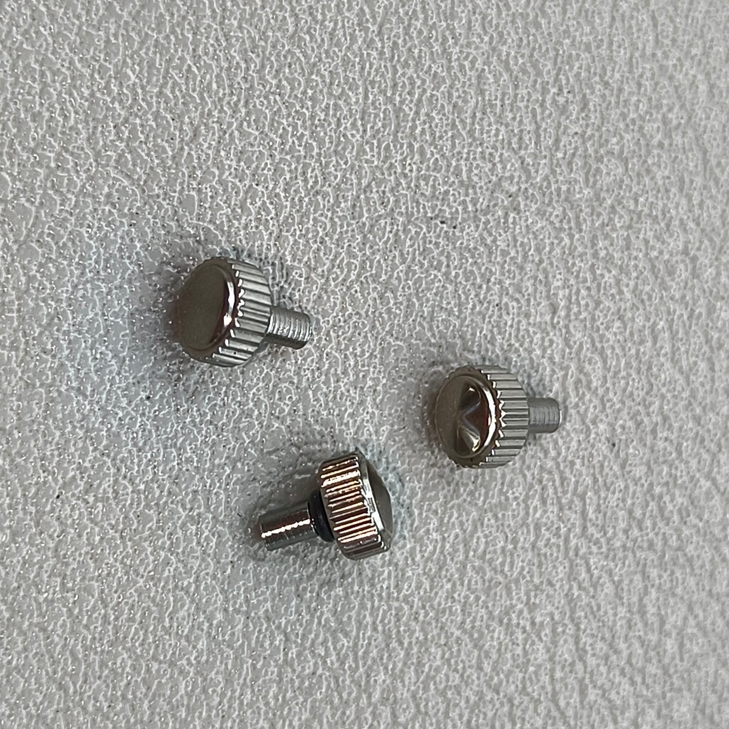 3 PIECES Replacement Watch Crown Generic Fit for 7009 7S26 Movement