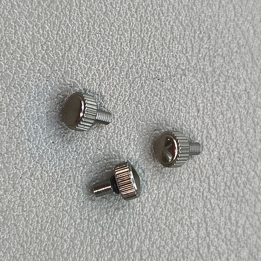 3 PIECES Replacement Watch Crown Generic Fit for 7009 7S26 Movement
