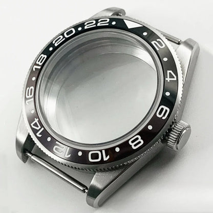 39MM Bezel Domed Sapphire Crystal Case for NH34 NH35 NH36 NH38 ETA 2824 PT5000