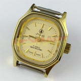 26mm SHANGHAI JINJI Manual Mechanical Lady Watch 17 Jews Golden Square Case