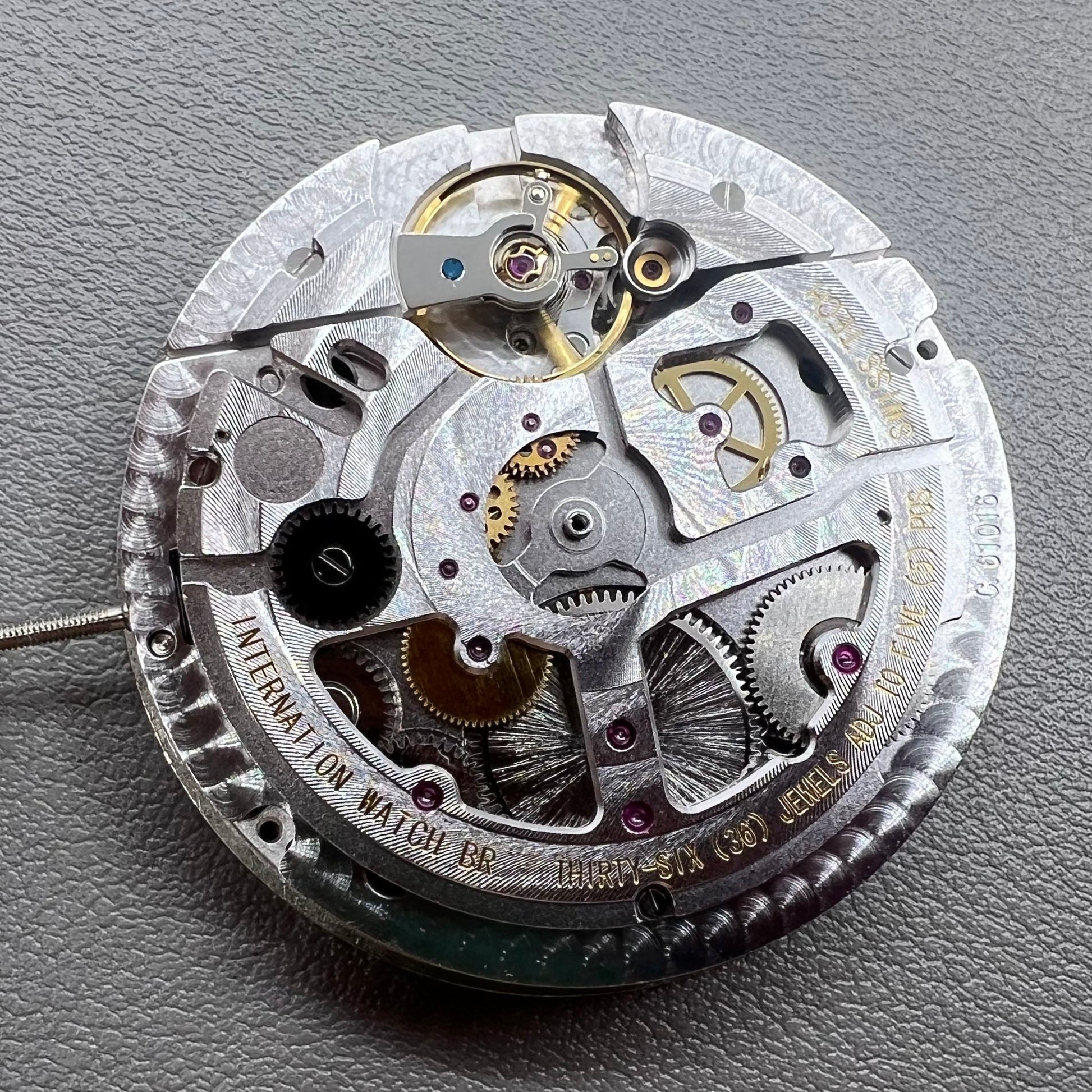 Perpetual Calendar watch movement by Dandong, precision replacement part for timepieces.