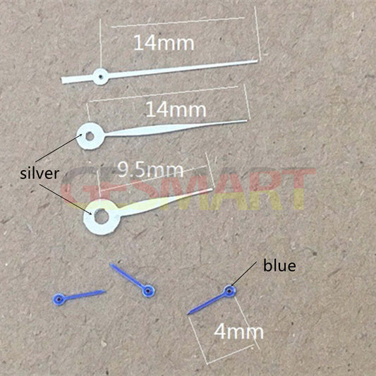 Blue small second hand 14mm watch hand for Miyota OS10 OS20 OS60 OS80