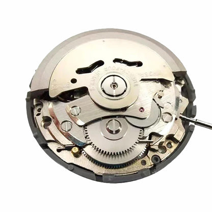 Seiko NH36A automatic watch movement with dual calendar, date at 3, 21600 bpm, repair part.