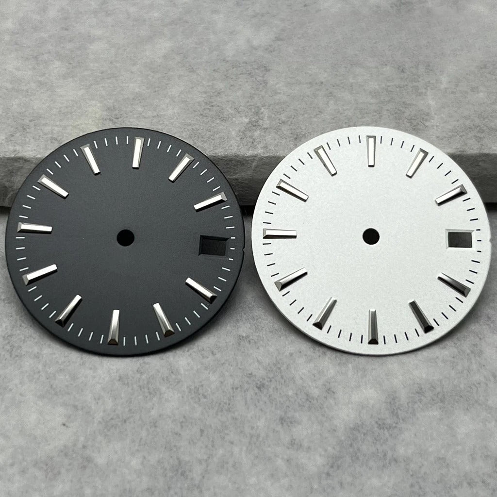 28.5mm Watch Dial Stripes Sunburst Simple For NH35/36/4R/7S Movement Modified