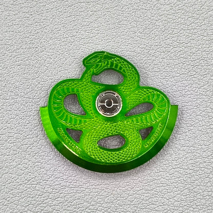 Green Hollow Snake Modified Rotor Oscillating Weight for NH35 NH36 Movement