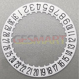 Japan Made White Date Disk Wheel Date Wheel for Miyota 9015 Date At 3/6