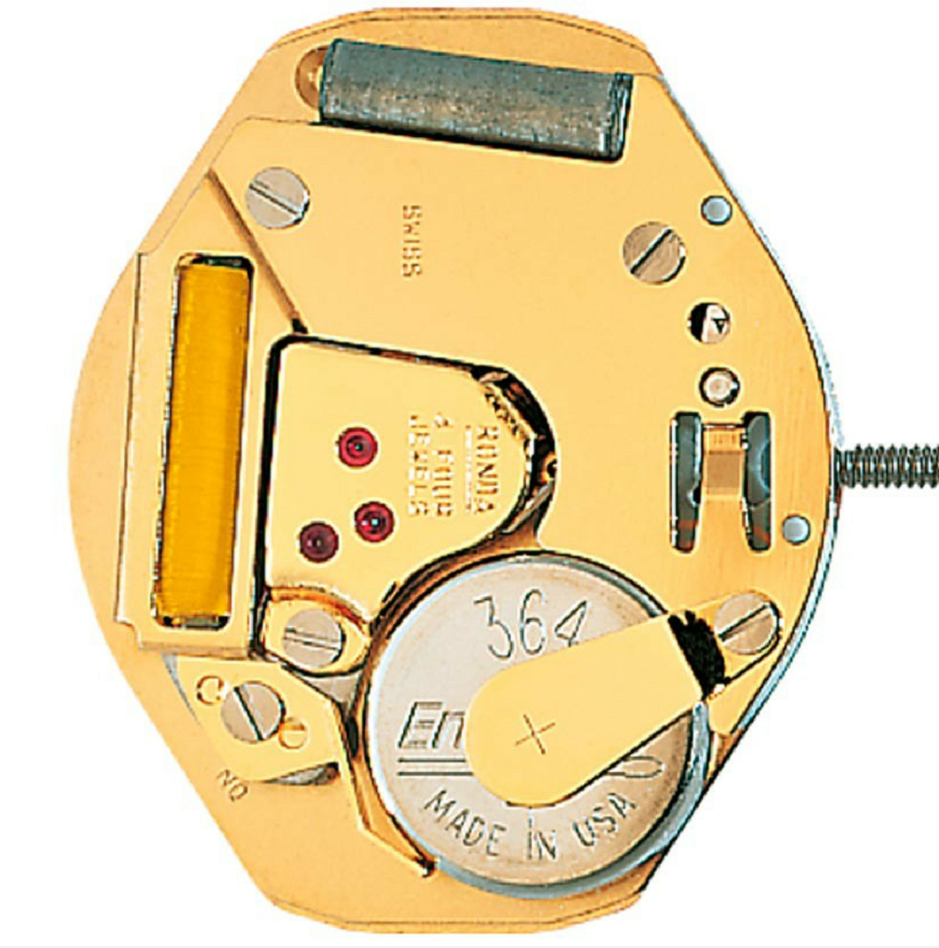 Ronda 762 quartz watch movement showcasing precise timekeeping for reliable watch accessories.