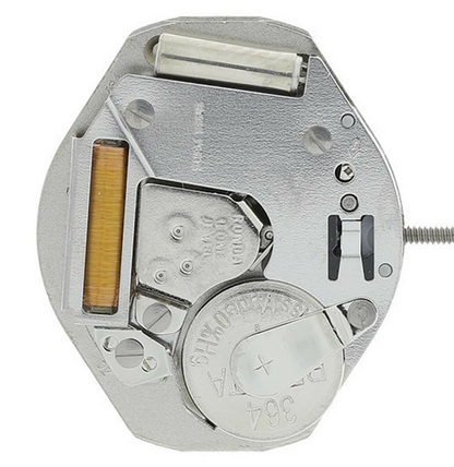 Ronda 762 quartz watch movement showcasing precise timekeeping for durable watch accessories.