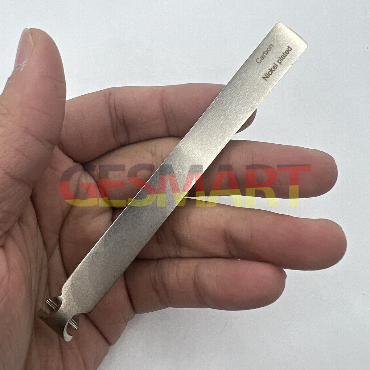 Bergeon 7427-NP-K precision tweezers for fine watch coils and springs, perfect for detailed watch repairs.