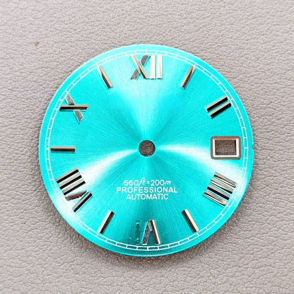 watch dial with S logo