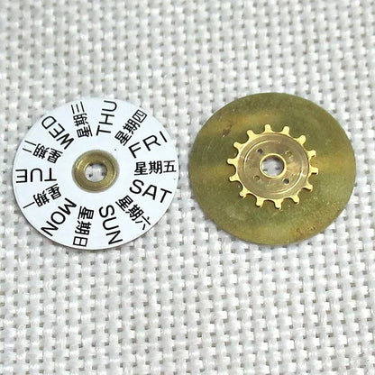 Set of 2/4 date wheel discs for ETA 2836-2 2836 watch movements, compatible with H3/H6 models.