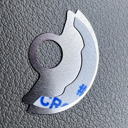 Red Oblique Wave Metal Rotor Oscillating Weight Overlay Fit for Movement NH35 NH36