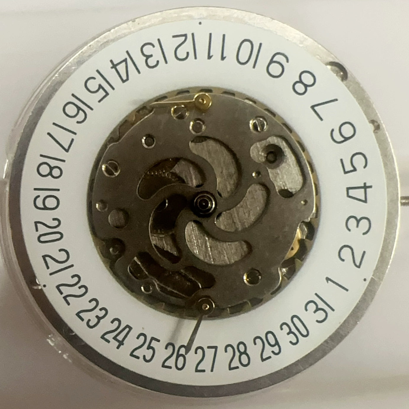 China Made Silver Hangzhou Mechanical Movement Small Second At 6/12