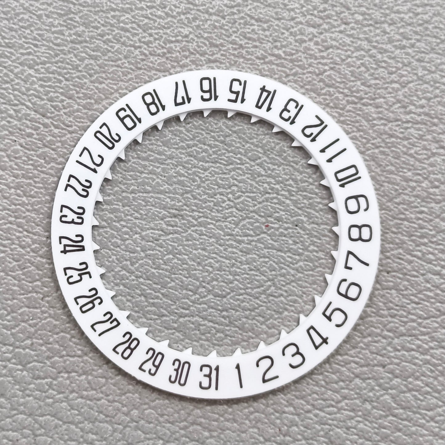 White Special Font Date Disk Wheel Date Wheel for Miyota 8215 Movement Date@6