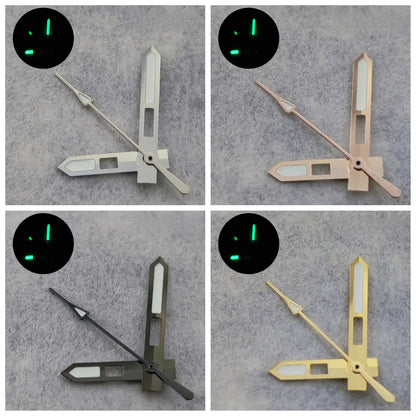 Modified Watch Hands C3 Green Luminous Pointers For NH36 NH35 NH38 7S/4R