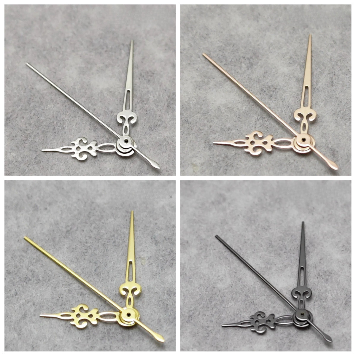 Black NH35 Hands Polished Snowflake Watch Hands Pointers For NH35/NH36/4R/7S
