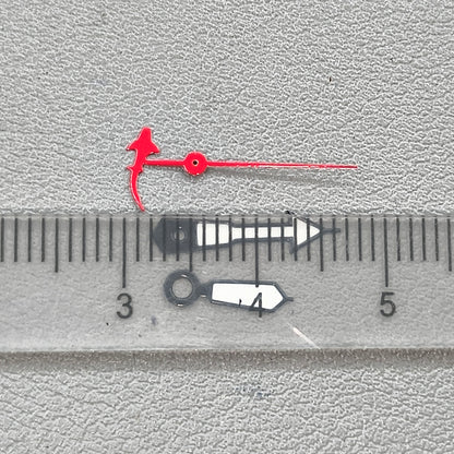 Red Shark Second Hand Green Luminous Watch Hands for NH34/35/36 NH38/39 NH70/72