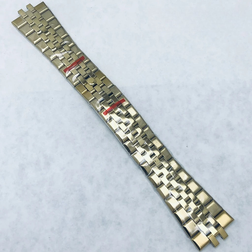Gold 40mm Land-Dwellwe 904L Watch Case+Strap Sapphire Glass For NH34 NH35 NH36