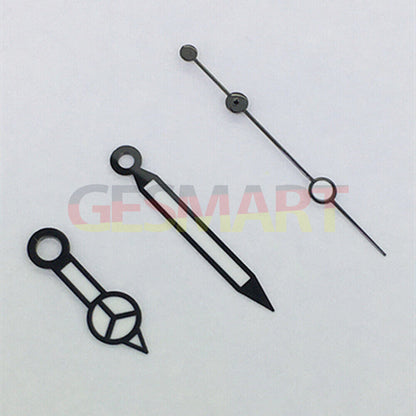 Classic Black Trim Green Luminous Watch Hands for Asian 8215 movement, enhancing readability and style.