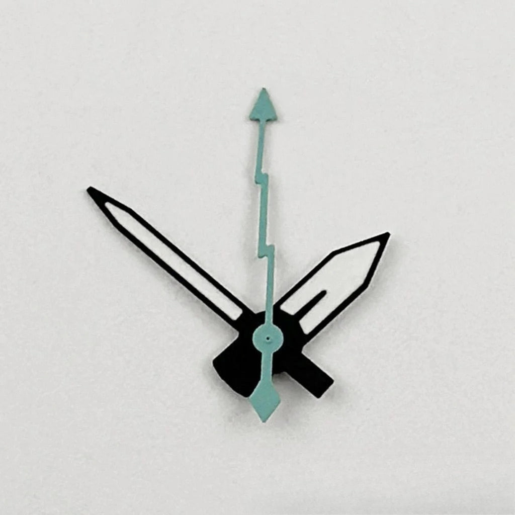 Lightning Second Hand C3 Green Luminous Watch Hands for NH35 NH36 NH38 NH39 NH70