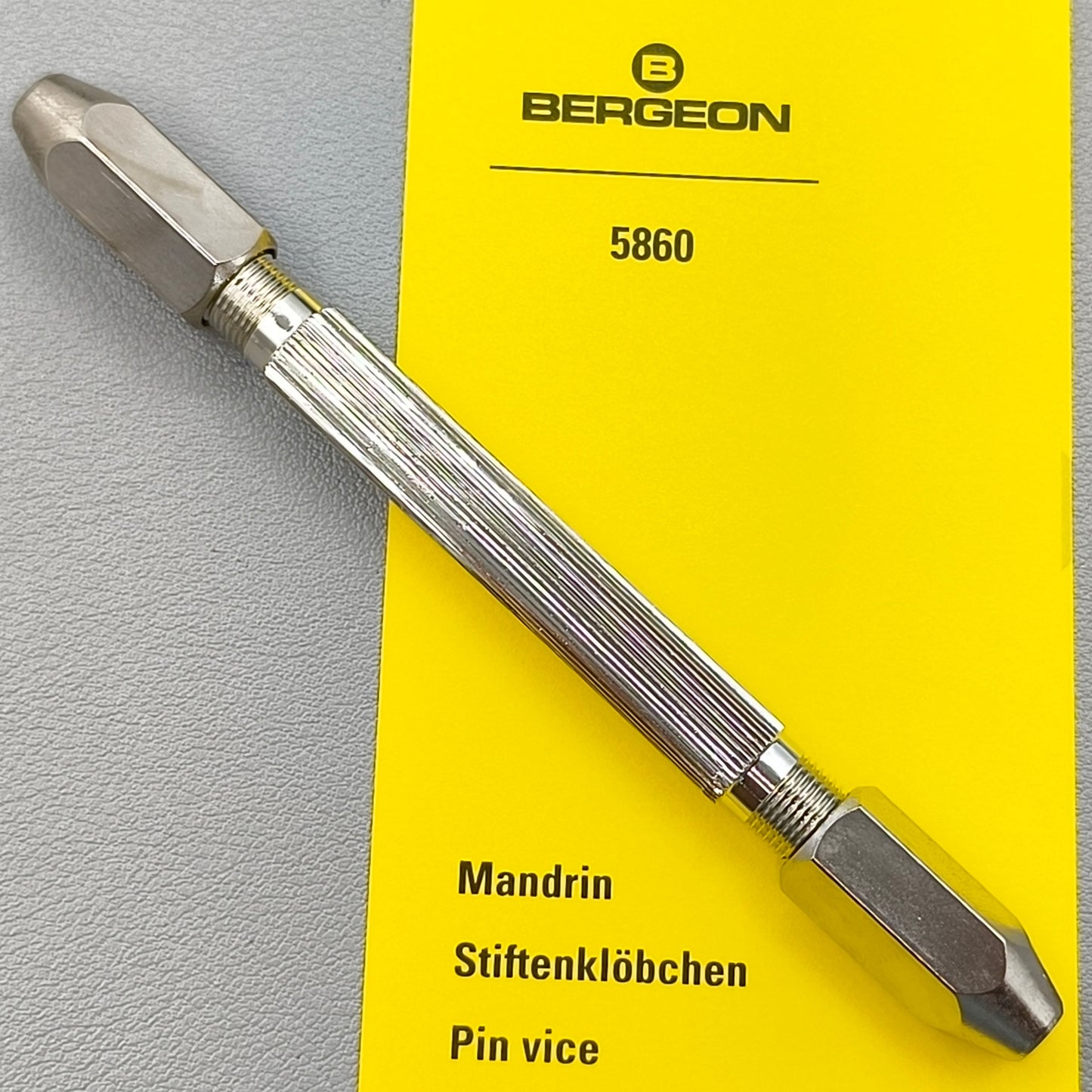 Swiss Bergeon 5860 Pin Vise Opening : 0 - 3 / 1.9 - 2.5 mm