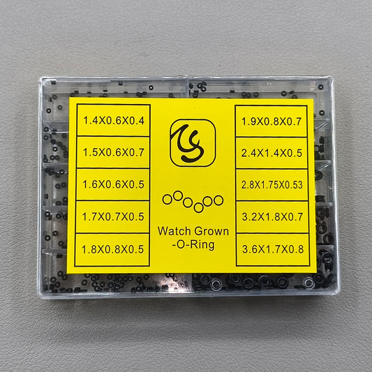 Assorted Waterproof Rubber O Ring Watch Crown Watch Head Ring Seal Gasket