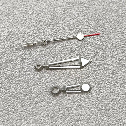 Silver Trim Green Luminous 3 Hands Hollow Watch Hands for NH35/NH36/4R/7S