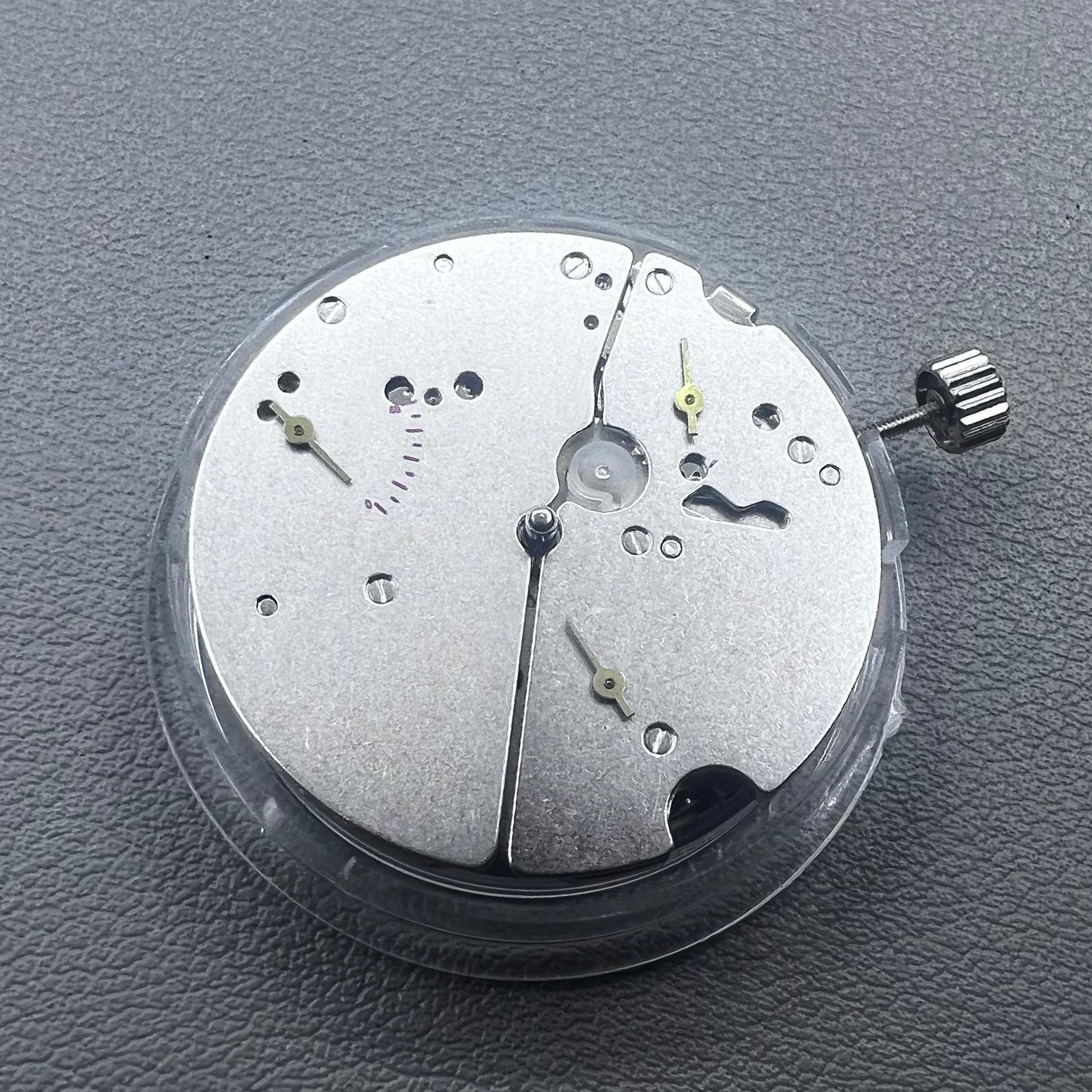 Tianjin T17 ST17 ultra-thin watch movement showcasing intricate automatic mechanical design.