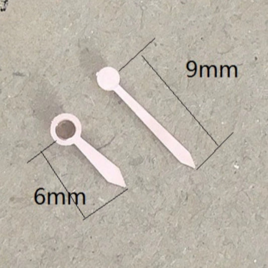 Rose Golden 9x6mm high cannon 2 hands for Miyota 2035 quartz watches, elegant watch accessory.