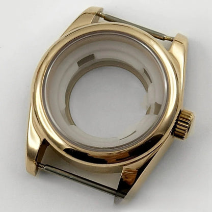 31MM Round Bezel Sapphire Glass Jubilee bracelet Watch Case Ladies Fit NH05 NH06