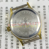 33mm Dandong Made Manual Mechanical Watch 17 Jews Black Dial Golden Nail 3 Hands