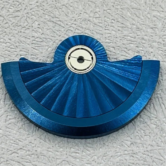 Dark blue Mod Radioactive stripe rotor oscillating weight for NH35 NH36 watch movements.