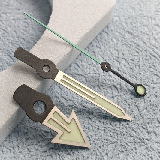 Matted green C3 lume second hand by Tuna for SKX007 NH35/36 NH70/72 watch modifications