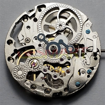Mingzhu 2813 watch movement showcasing hollow automatic mechanical design with no rotor oscillating weight